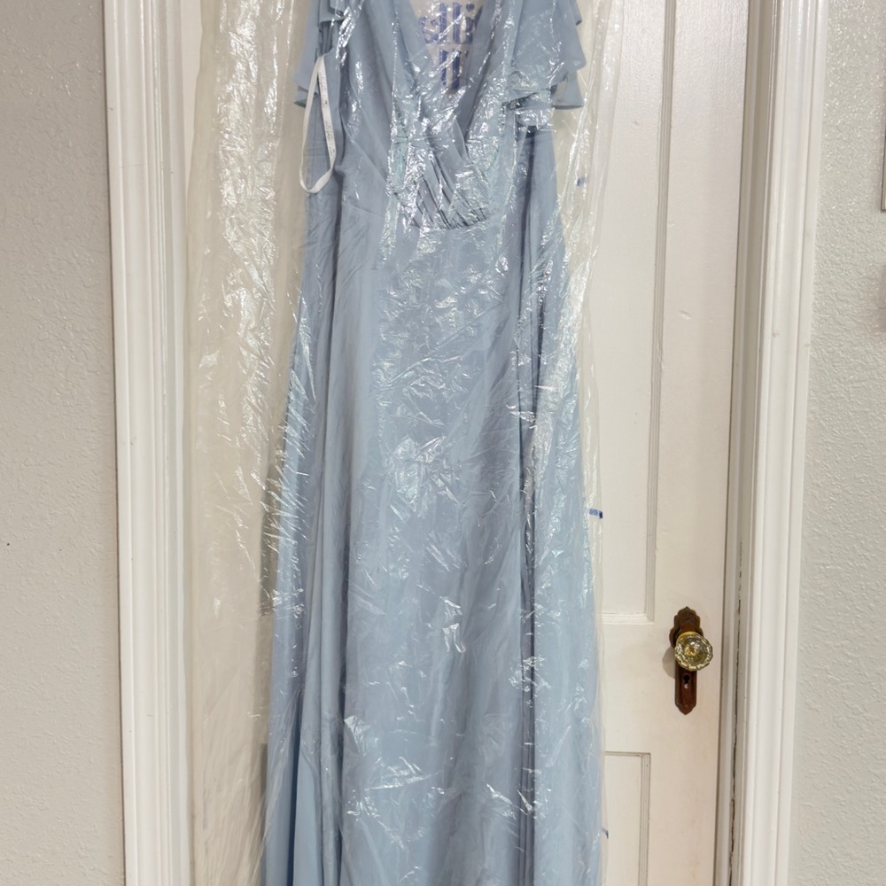 Elegant Blue Maxi Dress